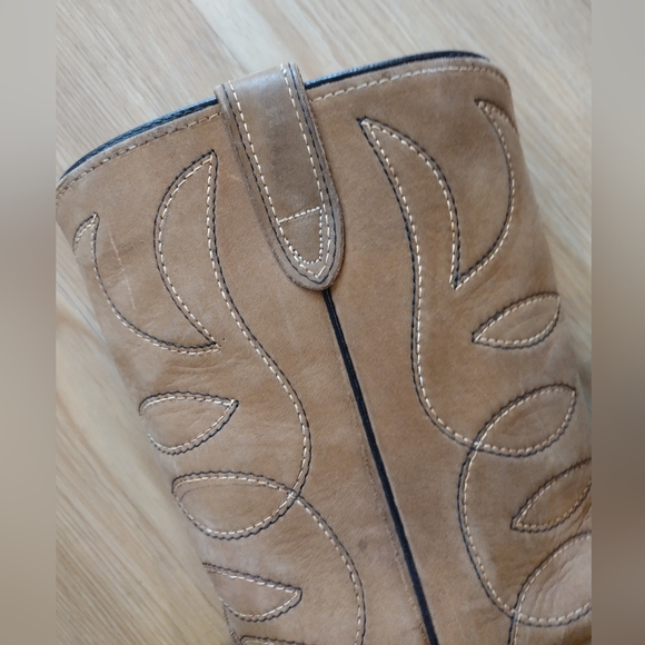 Vintage Cowboy Boots by Texas Boot Co. SZ 10 E - Picture 9 of 11